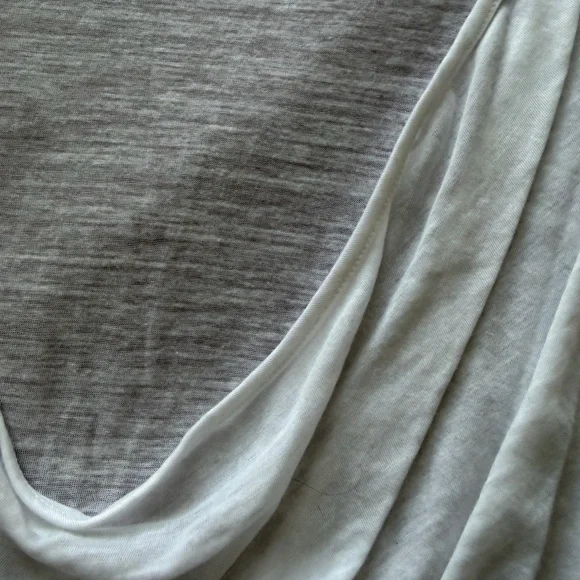 Helmut Lang White Draped Tank Top | Low back | Sleeveless | Size M - Picture 3 of 7